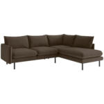 Möbelix Ecksofa Samos Braun S: 267x204 cm