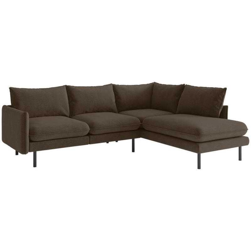 Ecksofa Samos Braun S: 267x204 cm