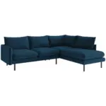 Möbelix Ecksofa Samos Blau S: 267x204 cm