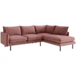 Möbelix Ecksofa Samos Altrosa S: 267x204 cm