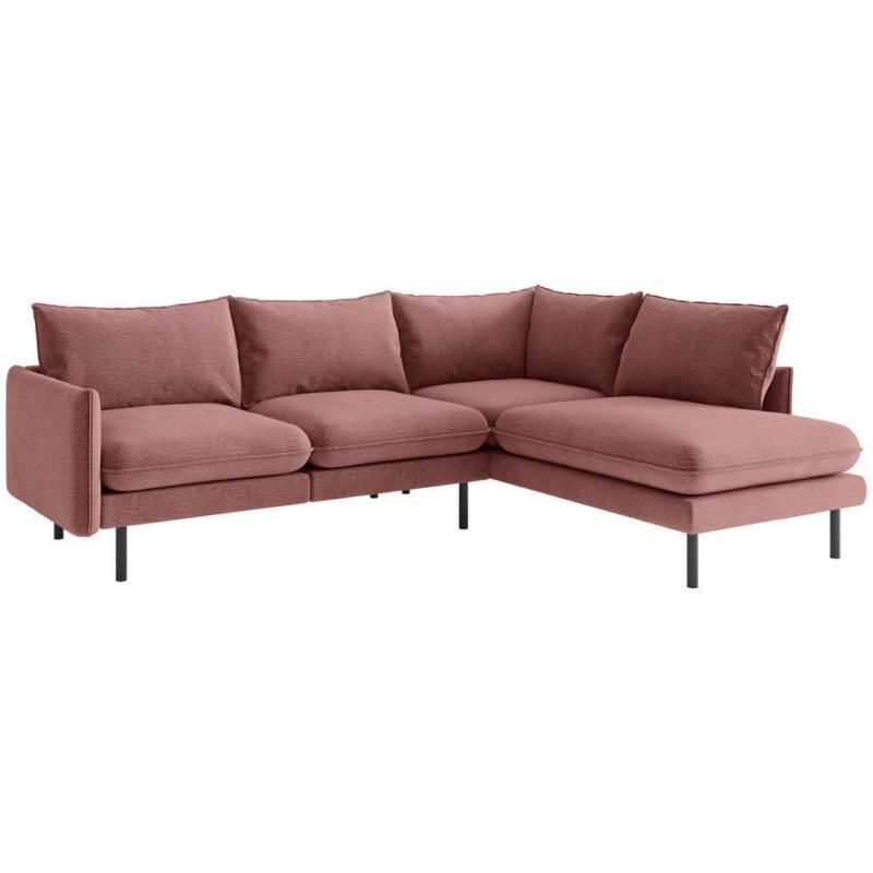 Ecksofa Samos Altrosa S: 267x204 cm