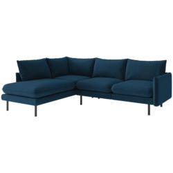 Ecksofa Samos Blau S: 204x267 cm