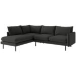 Möbelix Ecksofa Samos Dunkelgrau S: 204x267 cm