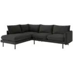 Möbelix Ecksofa Samos Dunkelgrau S: 204x267 cm