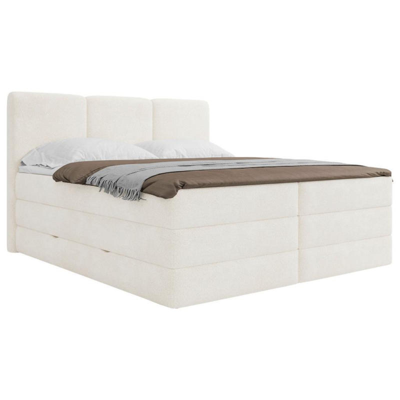 Boxspringbett Mit Bettkasten 180x200 Cm Castel V