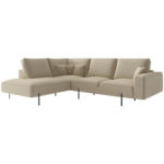 Möbelix Ecksofa Celaya Cappuccino S: 223x280 cm