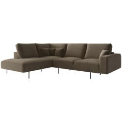 Ecksofa Celaya Braun S: 223x280 cm