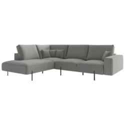 Ecksofa Celaya Hellbraun S: 223x280 cm