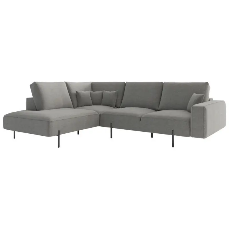 Ecksofa Celaya Hellbraun S: 223x280 cm