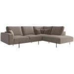 Möbelix Ecksofa Celaya Champagner S: 280x223 cm