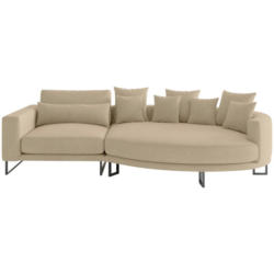 Bigsofa Natalia Beige S: 150x283 cm