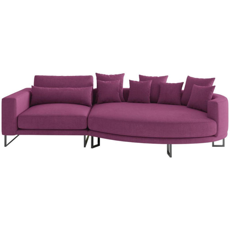 Bigsofa Natalia Magenta S: 283x150 cm