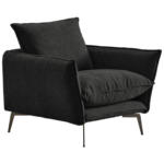 Möbelix Sessel Skye Schwarz B: 96 cm