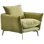 Möbelix Sessel Skye Olivgrün B: 96 cm