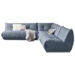 Möbelix Ecksofa Giselle Blaugrau