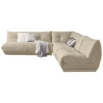 Möbelix Ecksofa Giselle Creme S: 285x315 cm