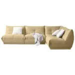 Möbelix Ecksofa Giselle Beige S: 315x210 cm