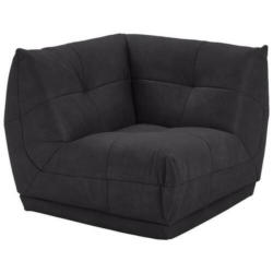 Sofaelement Giselle C-Modul Schwarz B: 105 cm