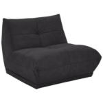 Möbelix Sofaelement Giselle 1,5 Chair- Modul Schwarz B: 105 cm