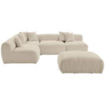 Möbelix Ecksofa Bloom Beige Teddystoff