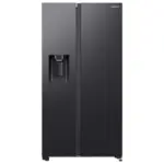 Möbelix Side-By-Side Rs65dg54r3b1ef Schwarz 2 Türen Silber