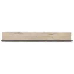 Wandboard Ruben B: 160 Cm Schwarz/eiche Dekor
