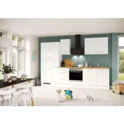 Einbauküche Küchenblock Möbelix Ip120 Weiß B: 310 cm