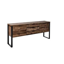 Sideboard Loop Sb 180 Ecihefarben/Schwarz B: 180 cm