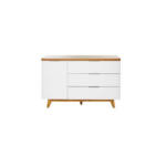 Möbelix Sideboard 120cm Libre Sb 120 Weiß/eichefarben