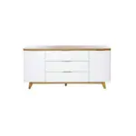 Möbelix Sideboard 160 Cm Libre Sb 160 Weiß/eichefarben