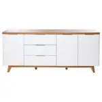 Möbelix Sideboard 180 cm Libre Sb 180 Weiß/Eichefarben