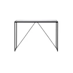 Konsolentisch Glam Console Schwarz/weiß B: 30 Cm