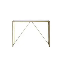 Konsolentisch Glam Console Goldfarben/weiß B: 30 Cm