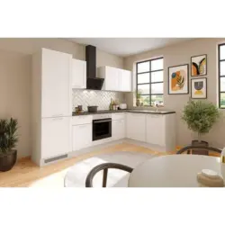 Einbauküche Eckküche Möbelix Marseille L 280 White