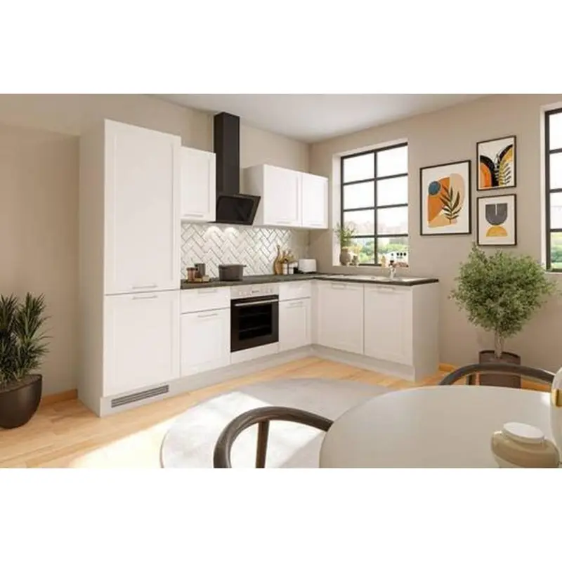 Einbauküche Eckküche Möbelix Marseille L 280 White