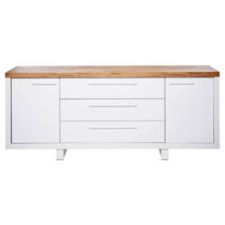 Sideboard 180 Cm Scope Sb 180 Weiß Kerneiche Dekor