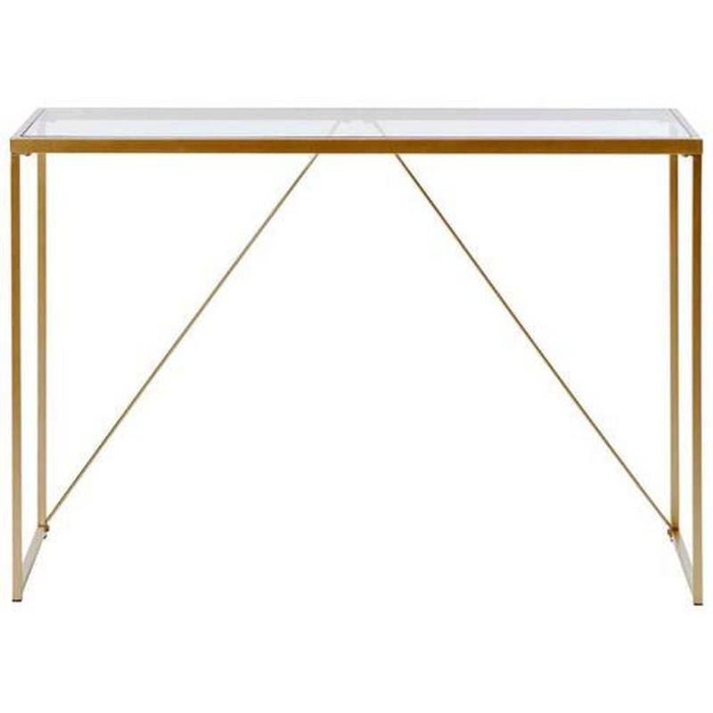 Konsolentisch Glam Console Goldfarben B: 30 Cm