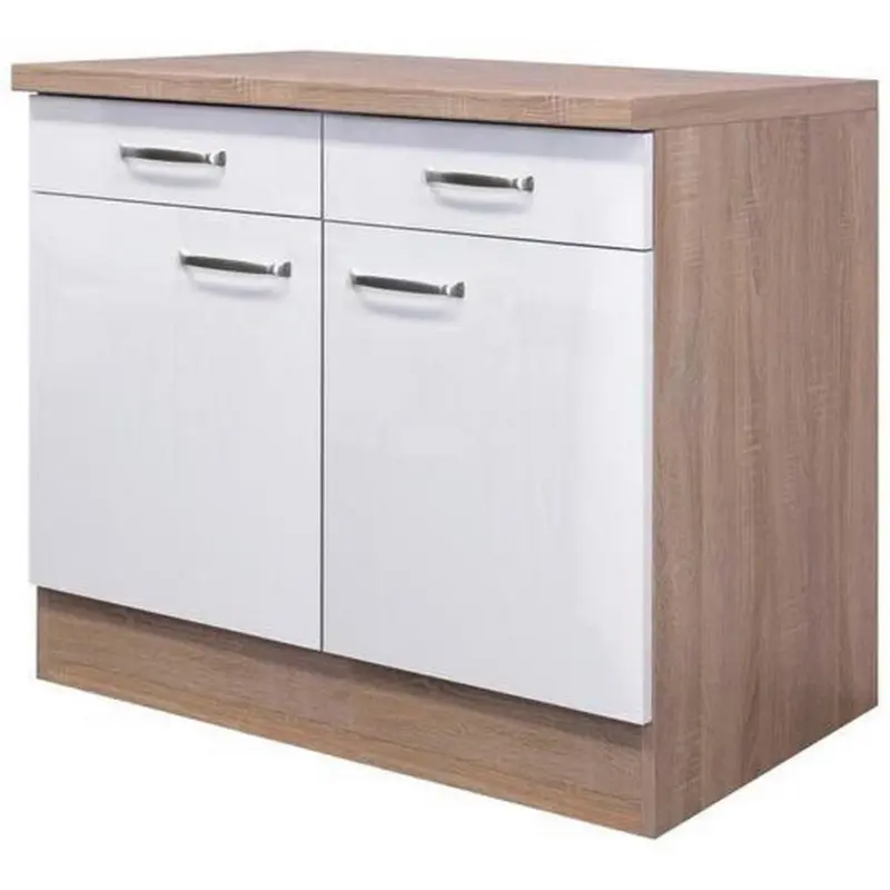 Küchenunterschrank Valero Us 100cm Sonoma Eiche Dekor