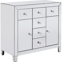 Kommode 88 Cm Luxury, Weiß