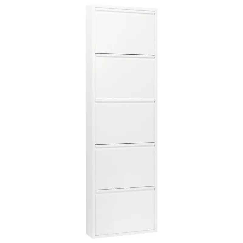 Schuhkipper Caruso 5 Klappen Wei&szlig; B: 50 Cm