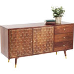 Möbelix Sideboard 145 cm, Muskat, Mangoholz Massiv