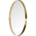 Möbelix Wandspiegel Curve Round Brass