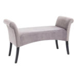 Möbelix Sitzbank Motley Velvet Silvergrey