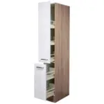 Möbelix Apothekerschrank Valero B: 30 cm Eiche Dekor/Weiß