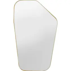 Wandspiegel Shape Brass Klein