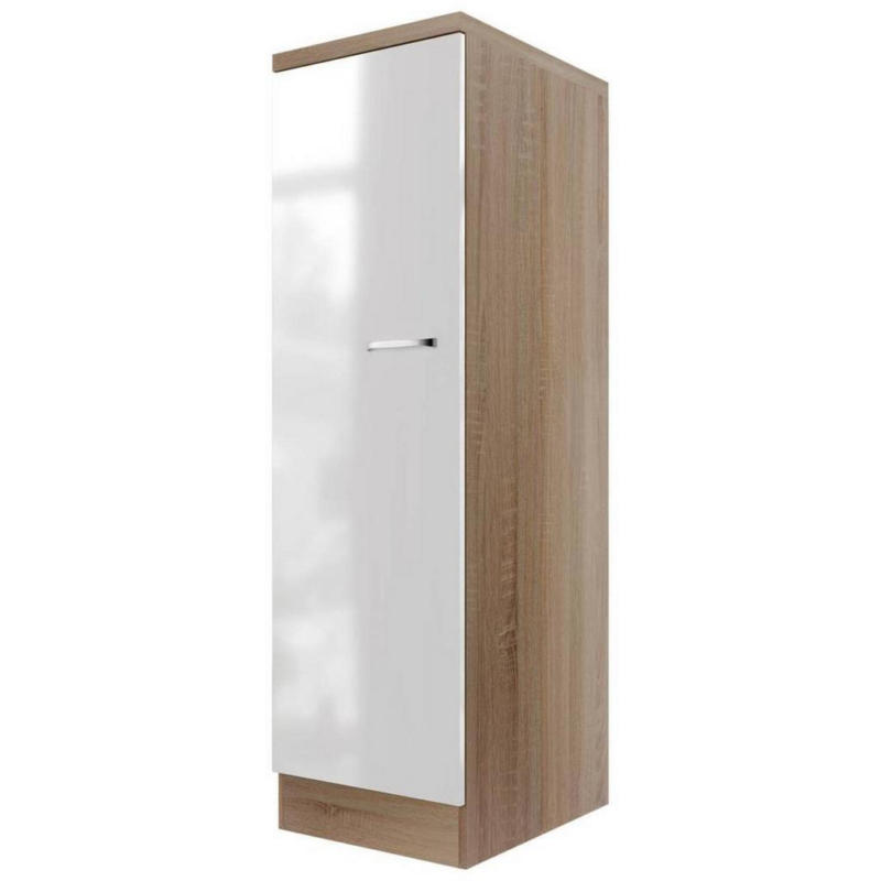 Küchen-hochschrank Valero B: 50 Cm Eiche Dekor/weiß