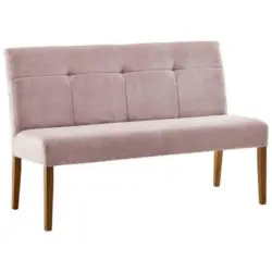 Sitzbank Damla Altrosa/Eichefarben B: 140 cm