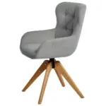 Möbelix Stuhl Club Hellgrau/eichefarben B: 57 Cm