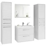 Möbelix Badezimmer Toronto Xl 5-Teilig Weiss