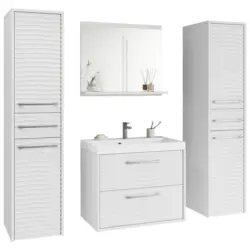 Badezimmer Toronto Xl 5-Teilig Weiss